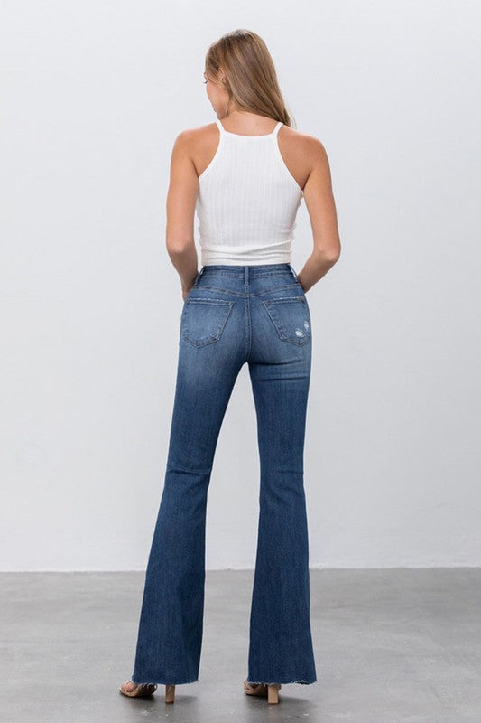 Maya Mid Rise Flare Jeans