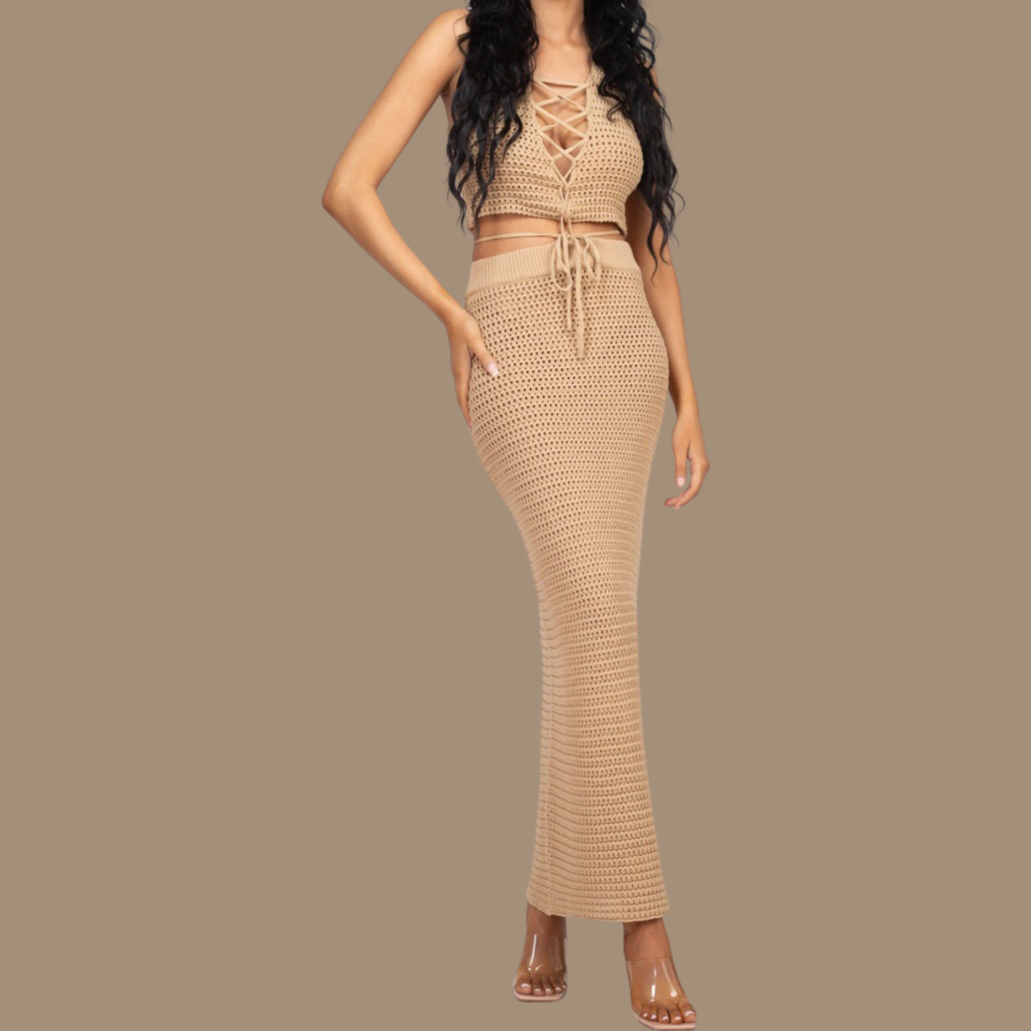 Leslie Set: Taupe