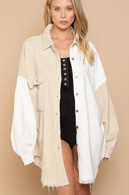 Bailey Contrast Corduroy Jacket