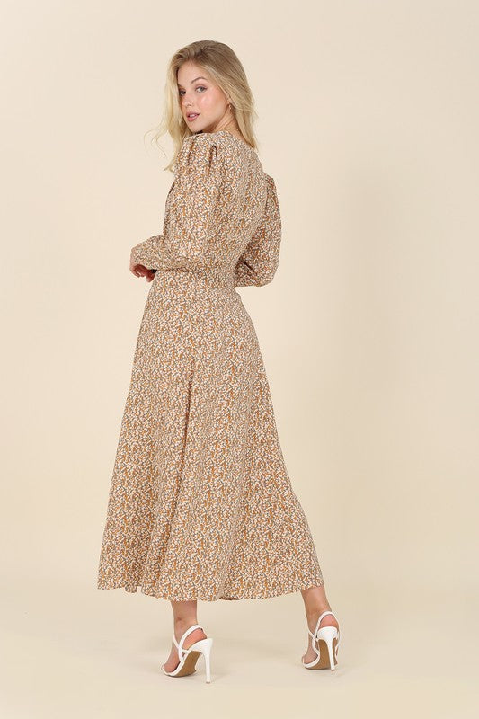 Farah Floral Maxi Dress