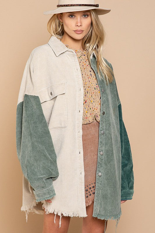 Bailey Contrast Corduroy Jacket