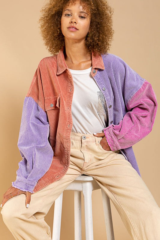 Bailey Contrast Corduroy Jacket