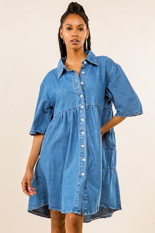 Idalia Denim Dress