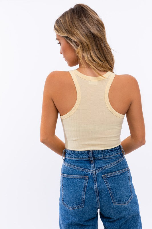 Olia Racerback Bodysuit