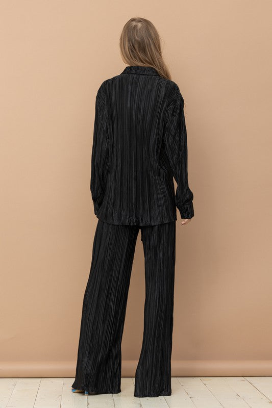 Palmer Pleated Pants Set