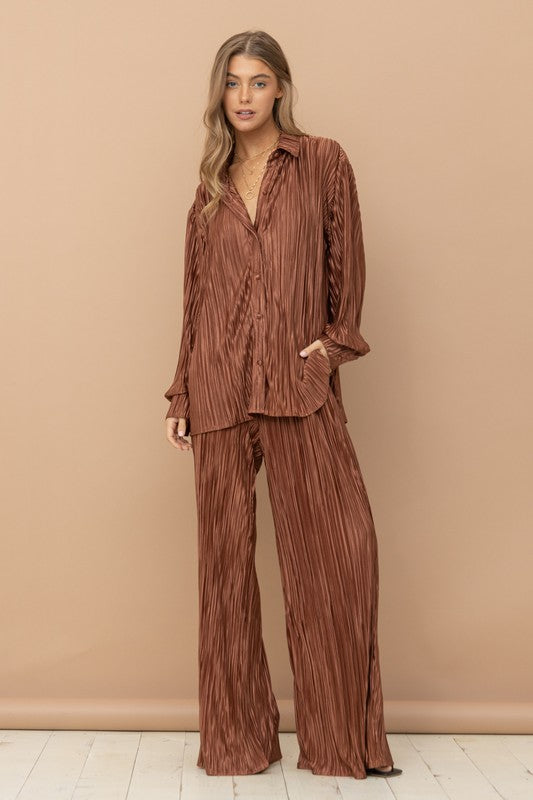 Palmer Pleated Pants Set