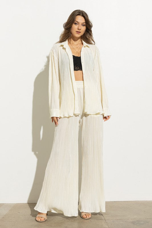 Palmer Pleated Pants Set