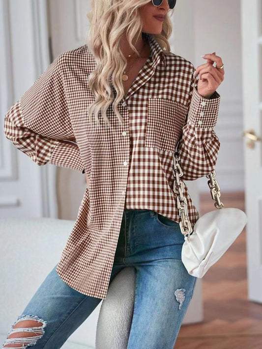 Unity Plaid Button Up Top