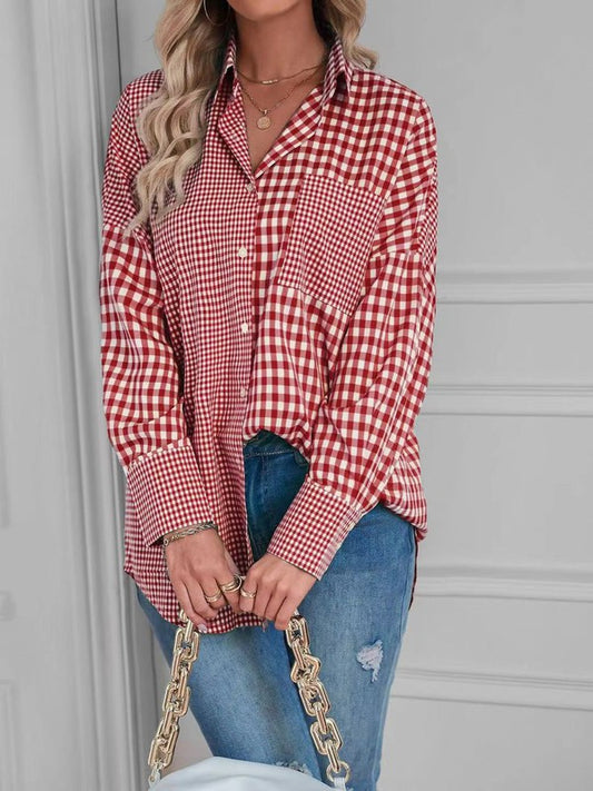 Unity Plaid Button Up Top