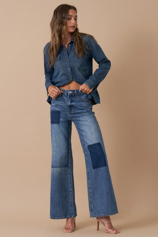 Gal Patchwork Jeans