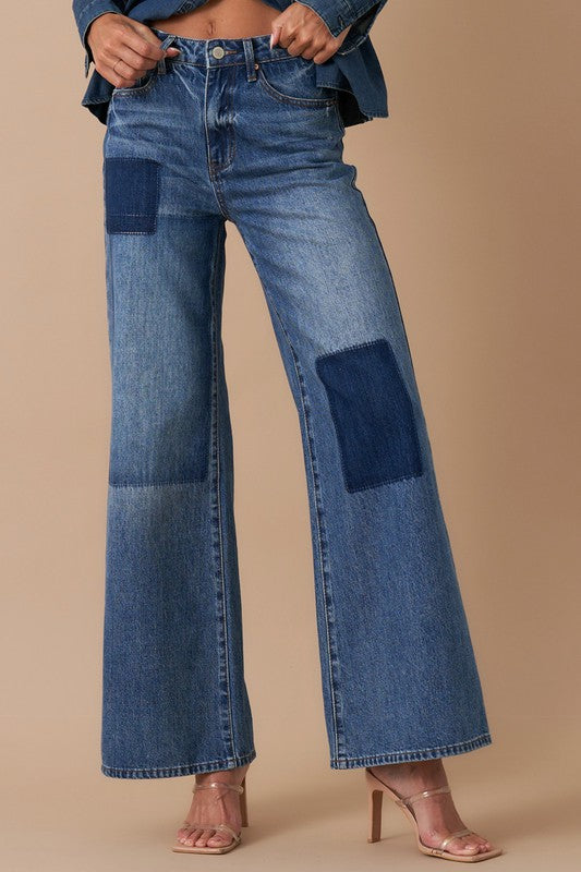 Gal Patchwork Jeans