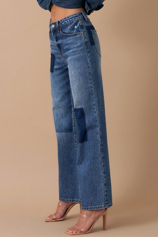 Gal Patchwork Jeans