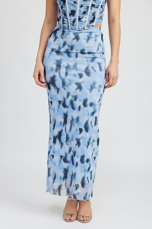 Nora Maxi Matching Skirt