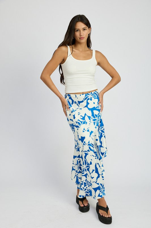 Kayla Asymmetrical Matching Skirt