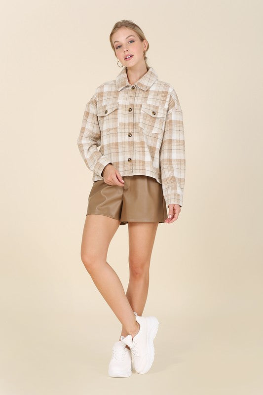 Julia Plaid Shacket