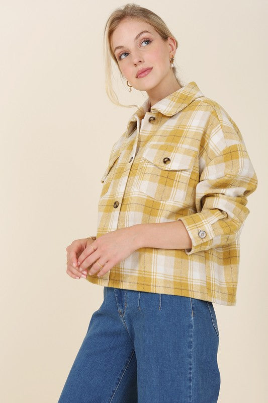 Julia Plaid Shacket